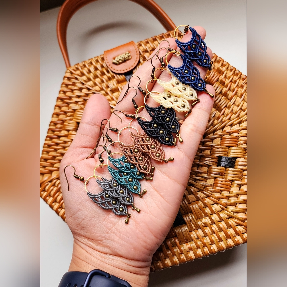 Handmade Macrame Earrings